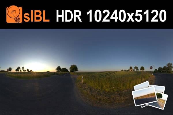 HDR 026 Road in Field 2 Plates