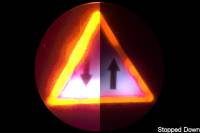 HDR Light Warning Red Arrow