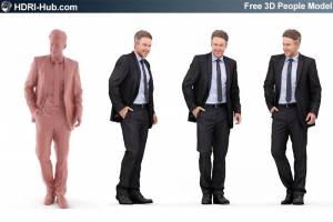 Free Casual 3D People - Dennis