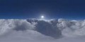 HDRI Dome: loc00184-15 Above the Clouds - HDRI dome over clouds for visualizations and airplane renderings.