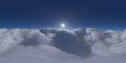 HDRI Dome: loc00184-15 Above the Clouds - HDRI dome over clouds for visualizations and airplane renderings.